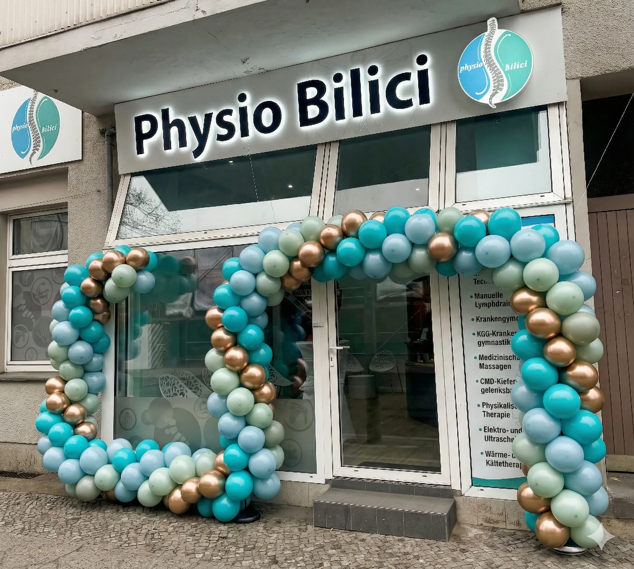Physio Bilici Praxis Wedding Außenansicht
